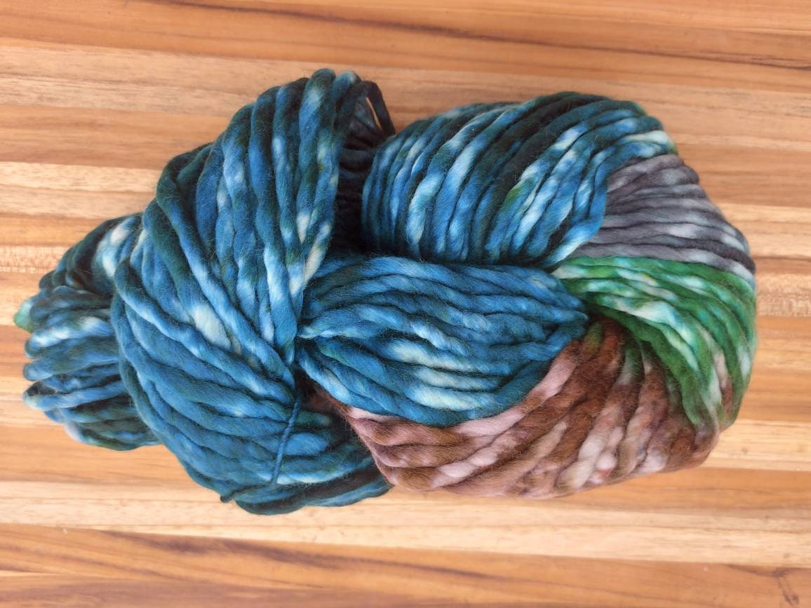 Malabrigo Rasta Pintada SNAKE 100% Merino Wool | Hand Dyed | Single ply | Slightly felted | 150 gram skeins