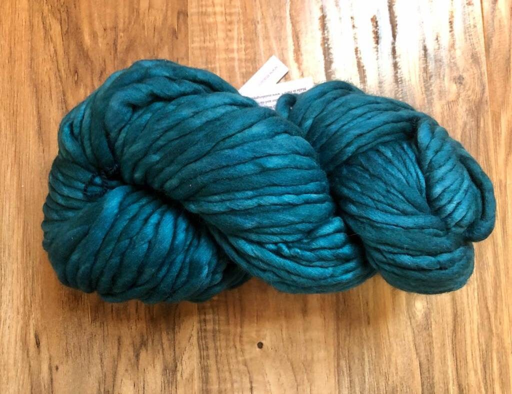 Malabrigo Rasta TEAL FEATHER 100% Merino Wool | Hand Dyed | Single ply | Slightly felted | 150 gram skeins