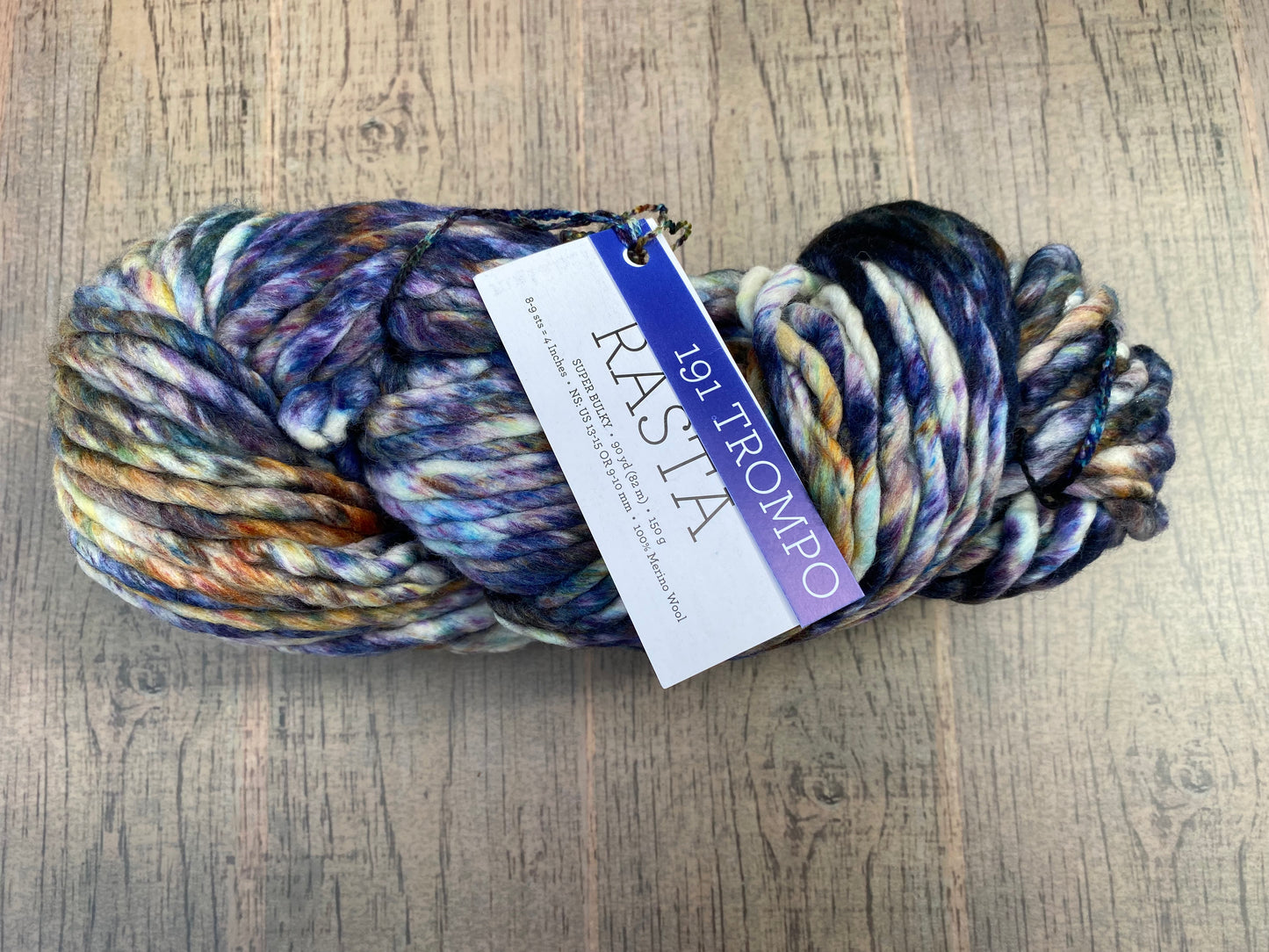 Malabrigo Rasta *Eclectica* TROMPO - 100% Merino Wool | Hand Dyed | Single ply | Slightly felted | 150 gram skeins