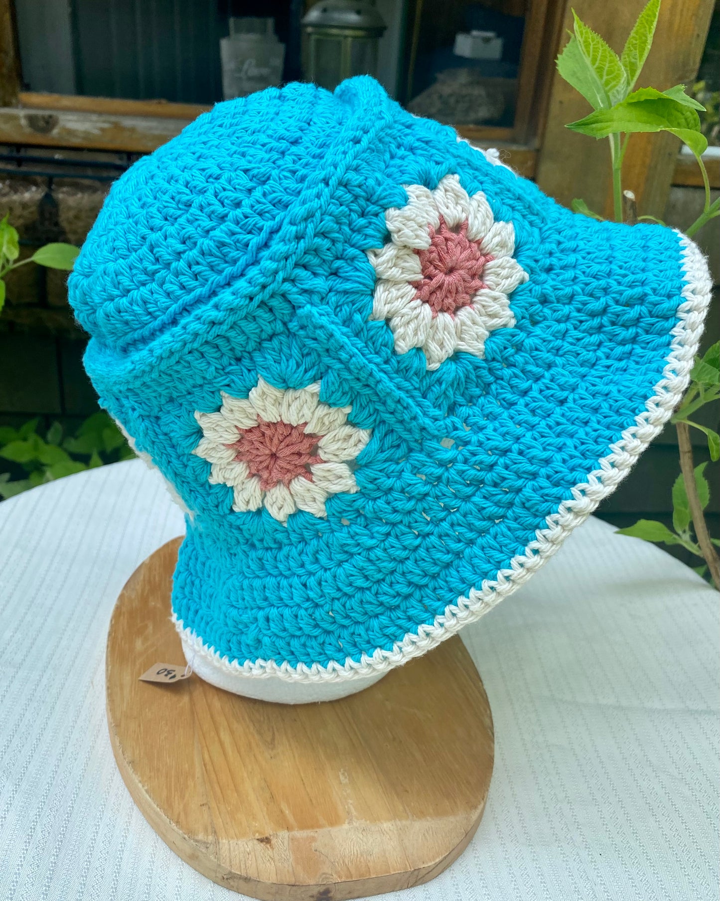 Granny Square Crochet Bucket Hat - Adult