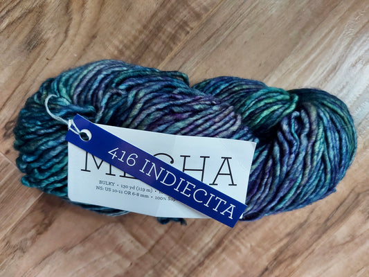 Malabrigo Mecha INDIECITA - 100% Superwash Merino Wool | Hand Dyed | Single ply | 100 gram skeins