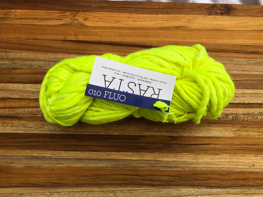 Malabrigo Rasta FLUO 100% Merino Wool | Hand Dyed | Single ply | Slightly felted | 150 gram skeins