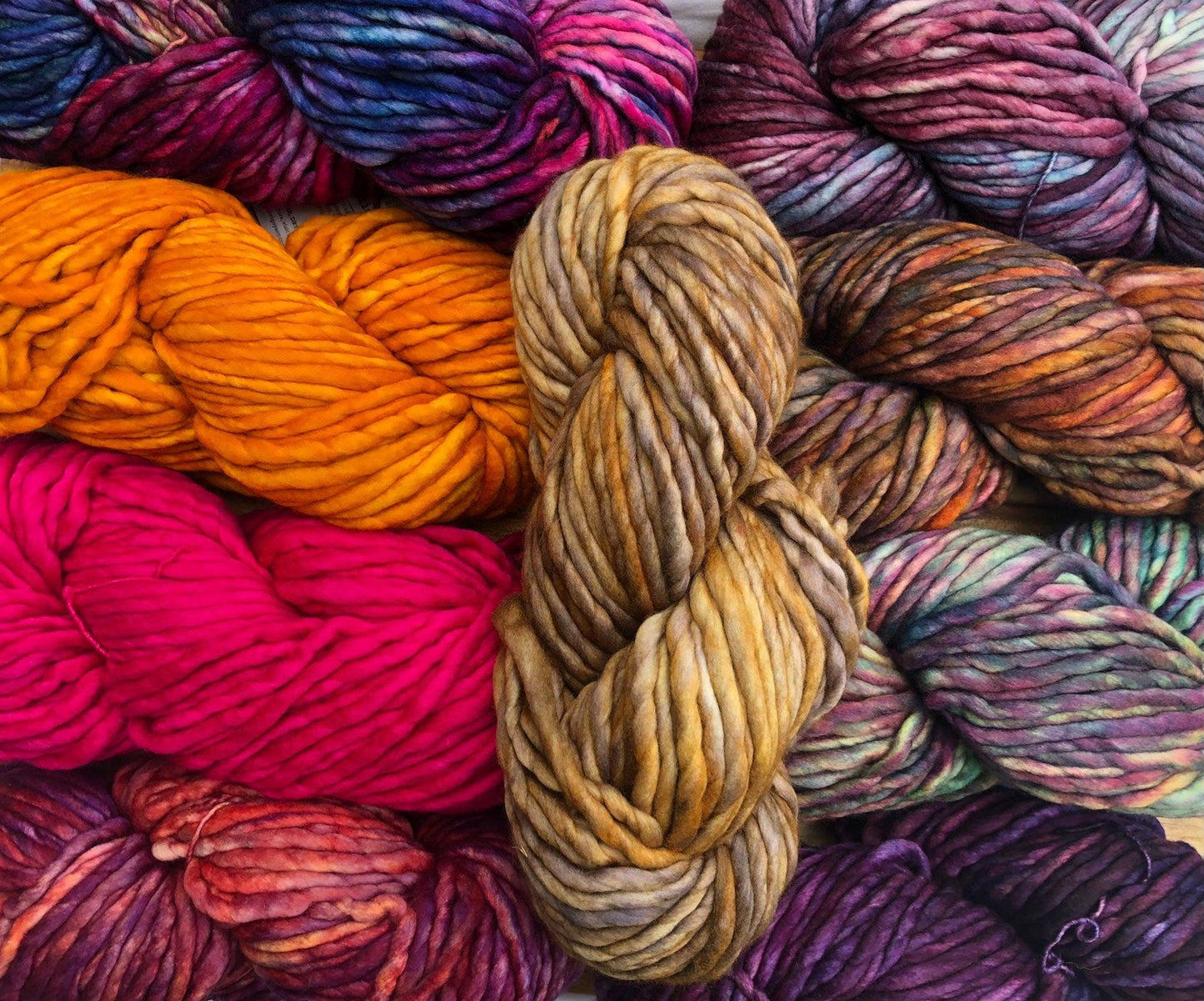 Malabrigo Rasta SUNSET 100% Merino Wool | Hand Dyed | Single ply | Slightly felted | 150 gram skeins