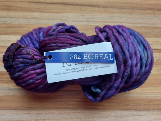 Malabrigo Rasta BOREAL 100% Merino Wool | Hand Dyed | Single ply | Slightly felted | 150 gram skeins