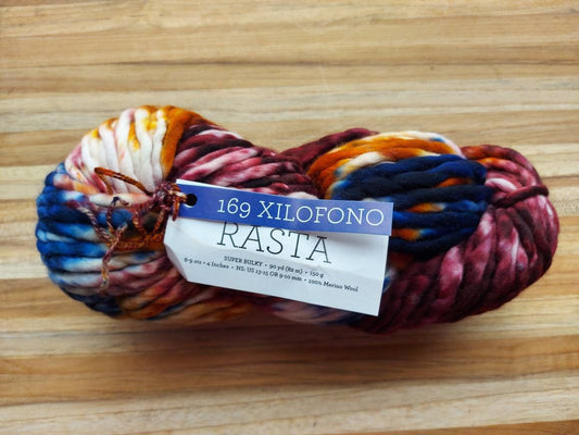 Malabrigo Rasta Pintada XILOFONO 100% Merino Wool | Hand Dyed | Single ply | Slightly felted | 150 gram skeins