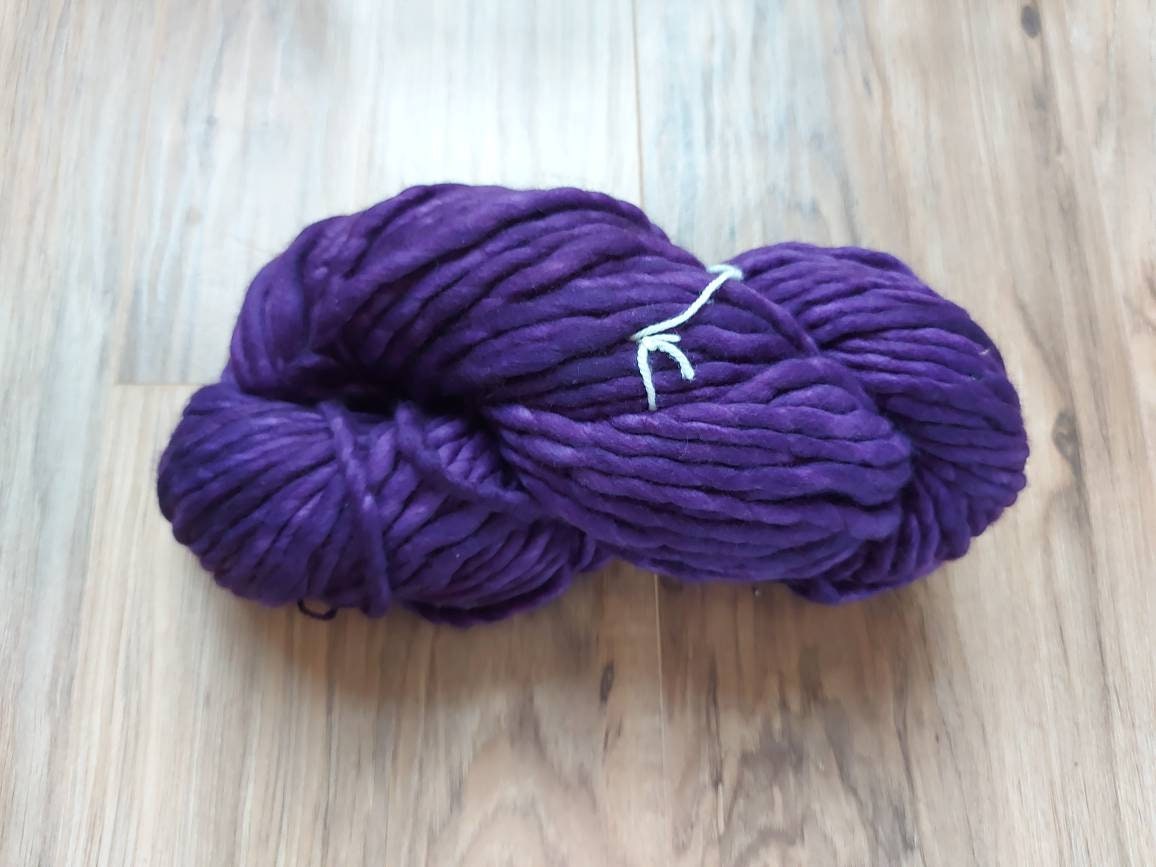 Malabrigo Rasta VIOLETA AFRICANA 100% Merino Wool | Hand Dyed | Single ply | Slightly felted | 150 gram skeins