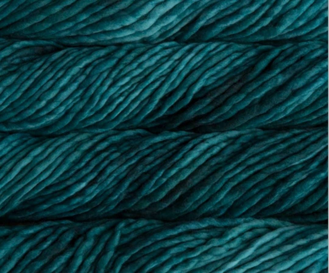 Malabrigo Rasta TEAL FEATHER 100% Merino Wool | Hand Dyed | Single ply | Slightly felted | 150 gram skeins
