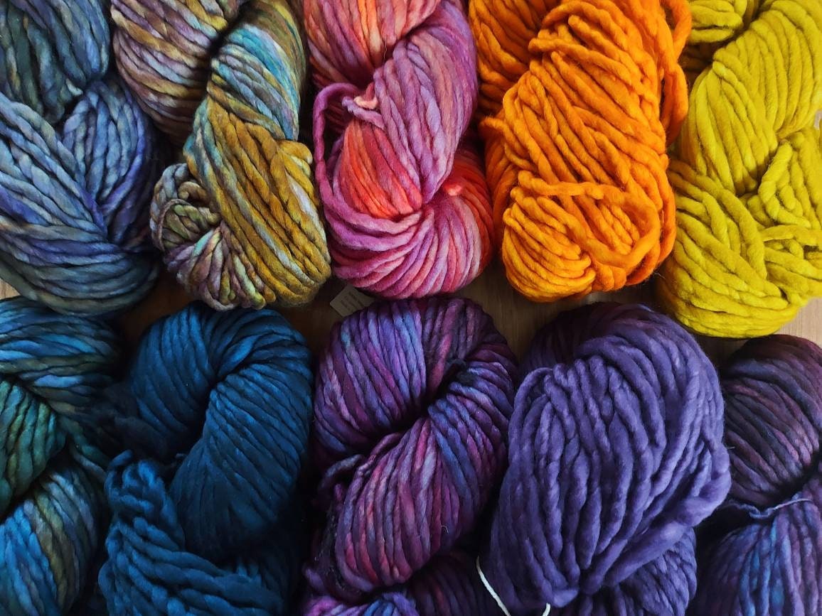 Malabrigo Rasta ARCHANGEL 100% Merino Wool | Hand Dyed | Single ply | Slightly felted | 150 gram skeins