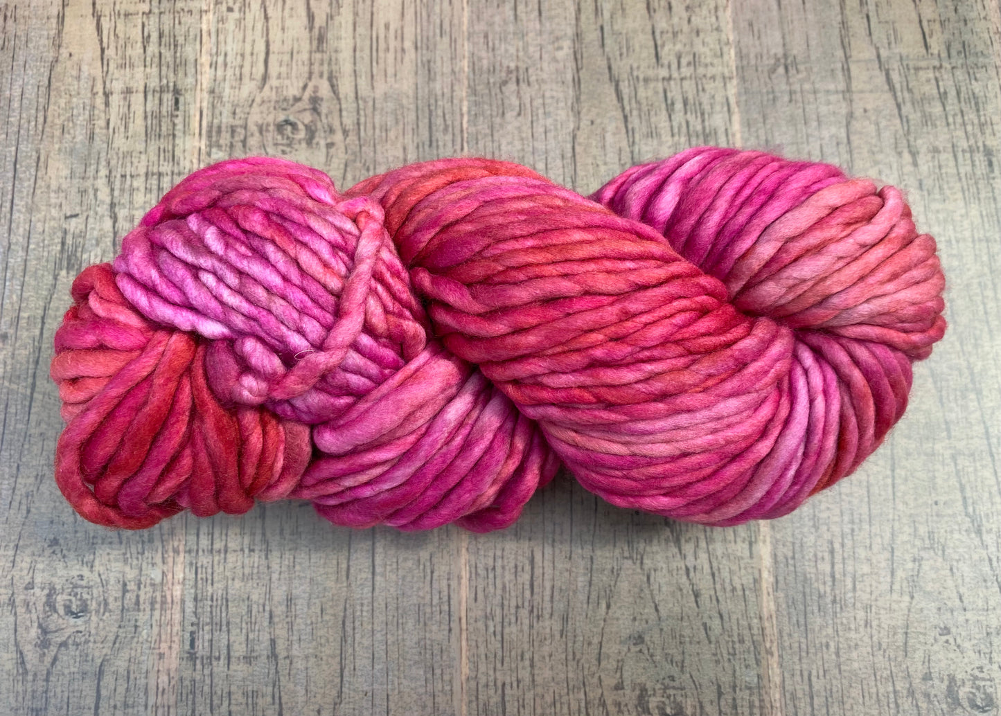 Malabrigo Rasta *Eclectica*  ENGLISH ROSE 100% Merino Wool | Hand Dyed | Single ply | Slightly felted | 150 gram skeins