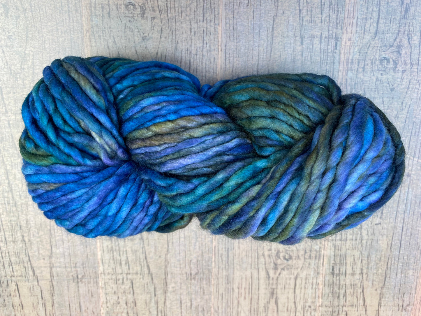 Malabrigo Rasta VERDE AZUL 100% Merino Wool | Hand Dyed | Single ply | Slightly felted | 150 gram skeins