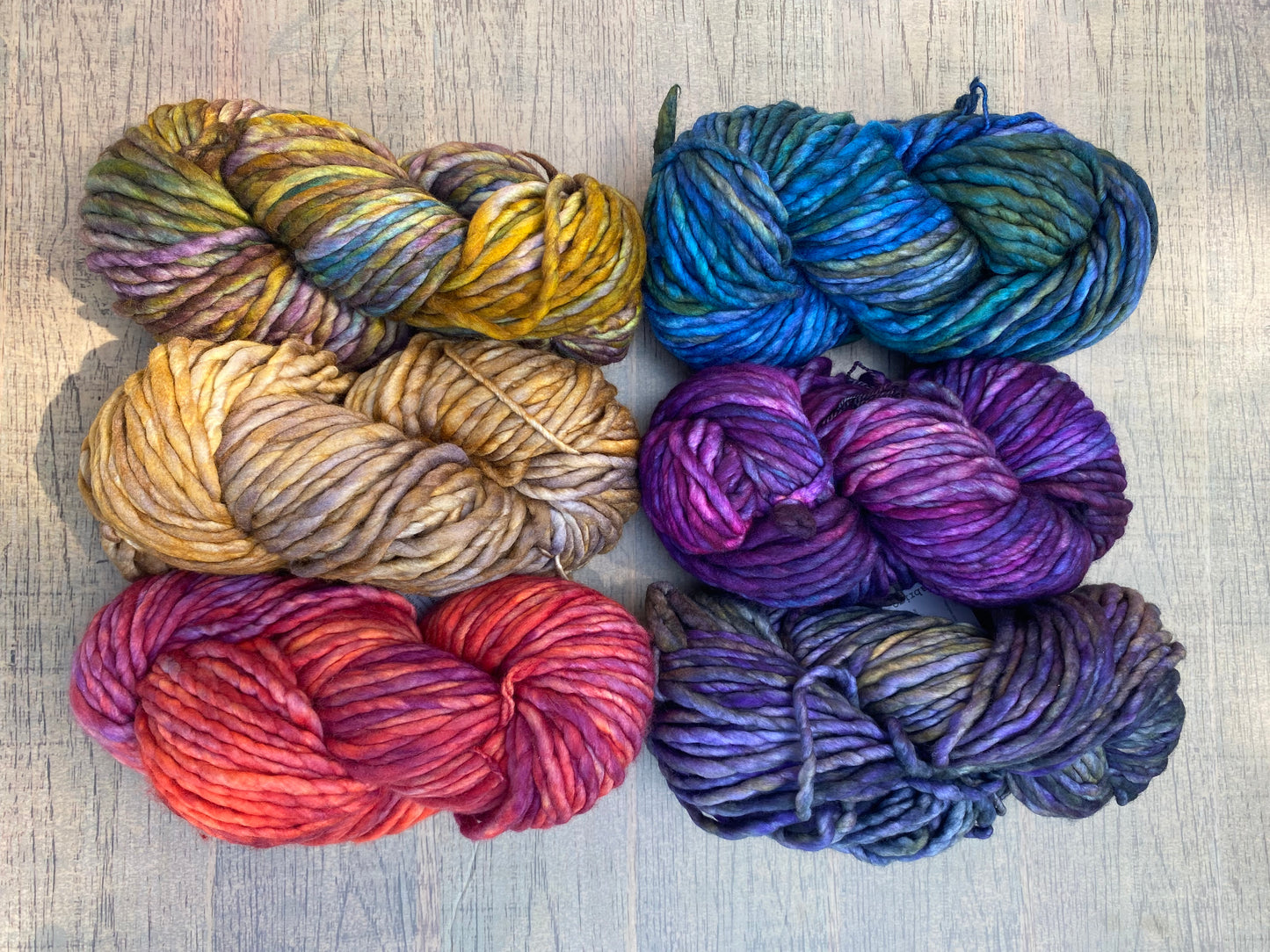 Malabrigo Rasta VERDE AZUL 100% Merino Wool | Hand Dyed | Single ply | Slightly felted | 150 gram skeins