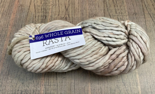 Malabrigo Rasta WHOLE GRAIN - 100% Merino Wool | Hand Dyed | Single ply | Slightly felted | 150 gram skeins
